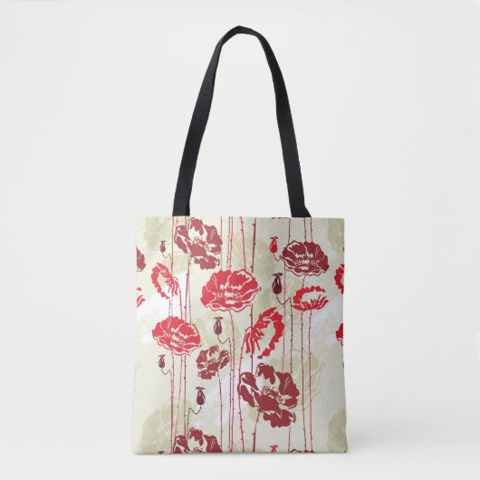 Abstrakte Eleganz Blumenmuster 2 Tasche (Vorderseite)