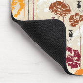 Abstrakte Eleganz Blumenmuster 4 Mousepad (Ecke)