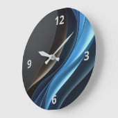 Abstrakte Eleganz individuell anpassbare Uhr - run (Winkel)