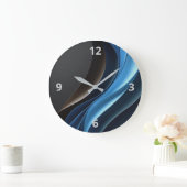 Abstrakte Eleganz individuell anpassbare Uhr - run (Zuhause)