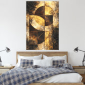 Abstrakte Eleganz Leinwanddruck (Insitu (Schlafzimmer))