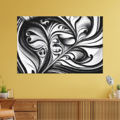 Abstrakte Eleganz Leinwanddruck (Insitu (Wohnzimmer))