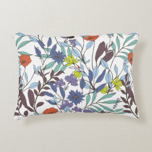 Abstrakte Eleganz mit Blumenhintergrund. Dekokissen