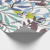 Abstrakte Eleganz mit Blumenhintergrund. Geschenkpapier (Ecke)