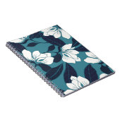 Abstrakte Eleganz mit Blumenhintergrund. Notizblock (Rechte Seite)