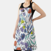 Abstrakte Eleganz mit Blumenhintergrund. Schürze (InSitu)