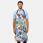 Abstrakte Eleganz mit Blumenhintergrund. Schürze (Getragen)