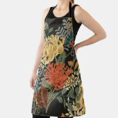Abstrakte Eleganz, nahtloses Muster mit Blumenbezu Schürze (InSitu)