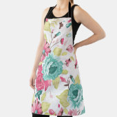 Abstrakte Eleganz Nahtloses Muster mit Blumenbezug Schürze (InSitu)