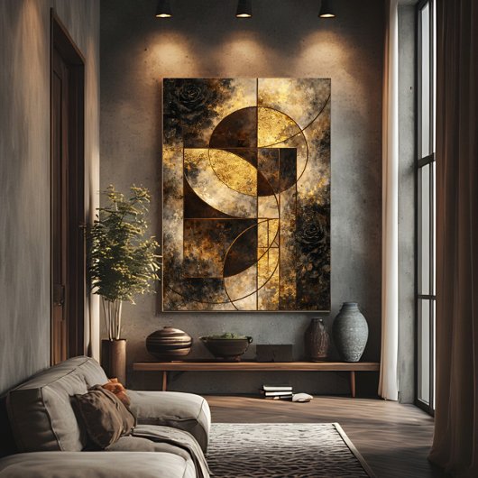 Abstrakte Eleganz Poster