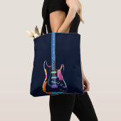 Abstrakte elektrische Gitarre Tasche (Von Nahem)