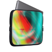 Abstrakte Elektronik Laptopschutzhülle (Vorne Rechts)