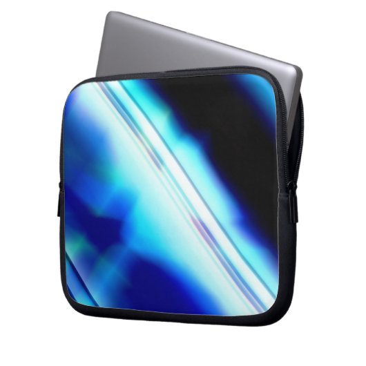 Abstrakte Elektronik Laptopschutzhülle (Vorderseite Links)