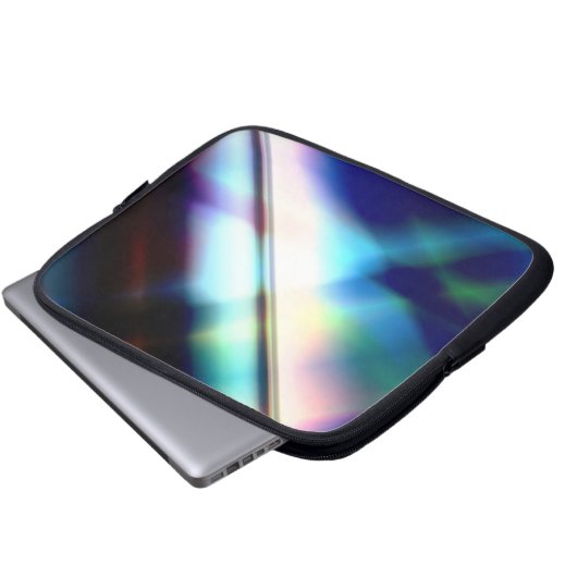 Abstrakte Elektronik Laptopschutzhülle (Vorne Knopf)