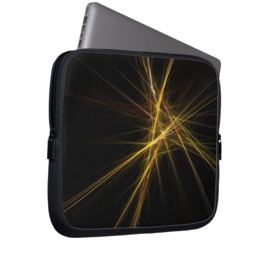 Abstrakte Elektronik Laptopschutzhülle (Vorne Rechts)