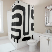 Abstrakte Elfenbeinküste Duschvorhang (Beispiel)