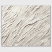Abstrakte Elfenbeinstruktur Geschenkpapier (Flach)