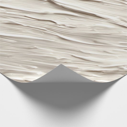 Abstrakte Elfenbeinstruktur Geschenkpapier (Ecke)