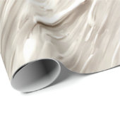 Abstrakte Elfenbeinstruktur Geschenkpapier (Rolleneckpunkt)