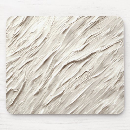Abstrakte Elfenbeinstruktur Mousepad (Vorne)