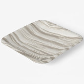 Abstrakte Elfenbeinstruktur Pappteller (Gewinkelt)