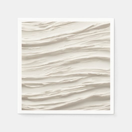 Abstrakte Elfenbeinstruktur Serviette (Vorderseite)