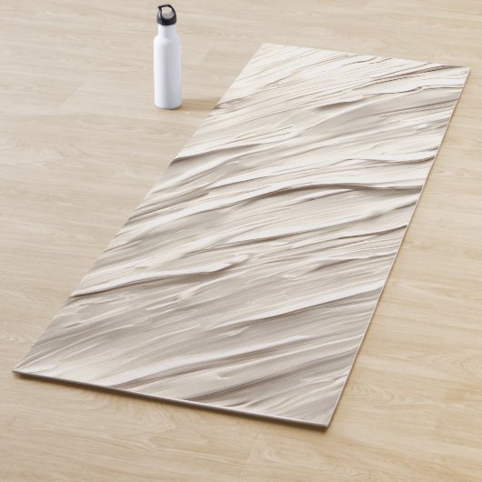 Abstrakte Elfenbeinstruktur Yogamatte (Beispiel)