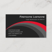 Abstrakte ellipsengraue Farbtöne Visitenkarte (Rückseite)