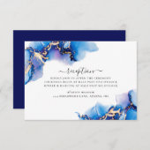 Abstrakte Empfang-Karte Einladung (Vorne/Hinten)