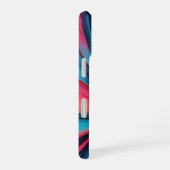 Abstrakte Energiekunst in Neon mit pulsierender Ge iPhone 16 Hülle (Rechte Seite)