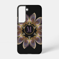 Abstrakte Engel-Flügel-Mandala-Fraktal-Monogramm