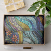 Abstrakte Entkundung des Gläserpferdes Seidenpapier (Geschenk)