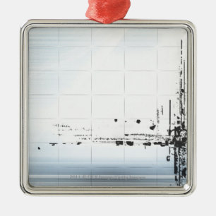 Abstrakte Entwürfe auf Gitter Ornament Aus Metall