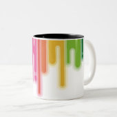 Abstrakte Entwurfs-Schale Zweifarbige Tasse (VorderseiteRechts)