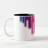 Abstrakte Entwurfs-Schale Zweifarbige Tasse (Links)