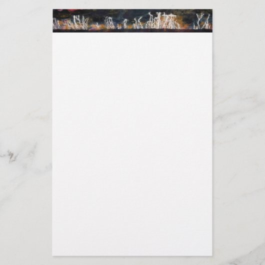 Abstrakte Entwurfsarbeit Briefpapier (Vorderseite)