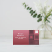 abstrakte Entwurfsgeschäftskarte Visitenkarte (Stehend Vorderseite)