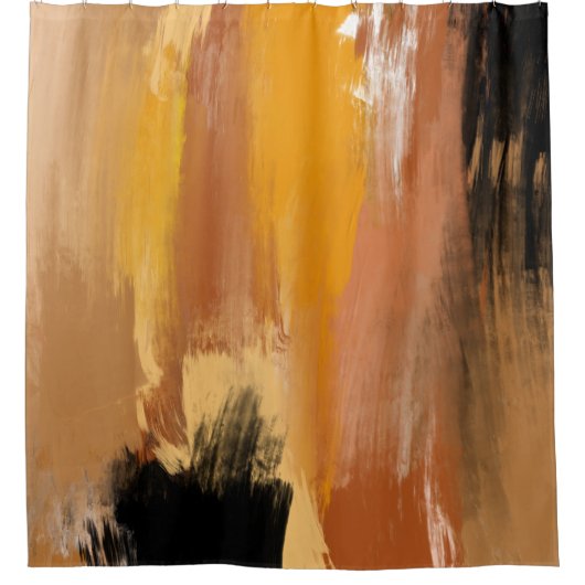 Abstrakte Erde Duschvorhang (Vorderseite)