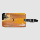 Abstrakte Erde Gepäckanhänger (Vorderseite (Horizontal))