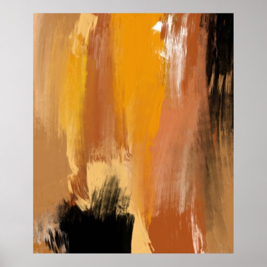 Abstrakte Erde Poster (Vorne)