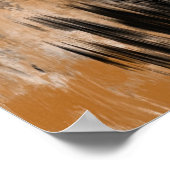 Abstrakte Erde Poster (Ecke)