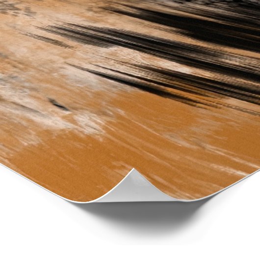 Abstrakte Erde Poster (Ecke)