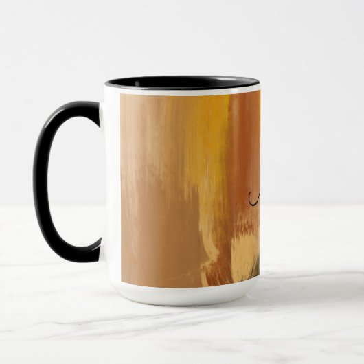 Abstrakte Erde Tasse (Links)