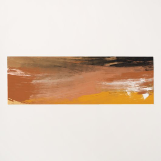 Abstrakte Erde Yogamatte (Rückseite (Horizontal))