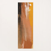 Abstrakte Erde Yogamatte (Rückseite)