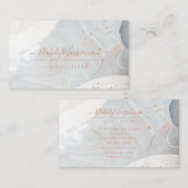 Abstrakte Erdfarben Bio Formen Texturen Visitenkarte (Vorne/Hinten)