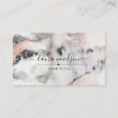 Abstrakte erdfarbene Formen Visitenkarte (Vorderseite)