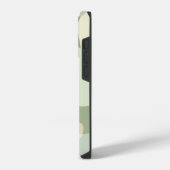 Abstrakte Erdigkeit iPhone Hülle (Linke Seite)