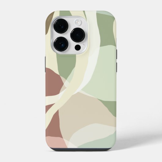 Abstrakte Erdigkeit iPhone Hülle (Rückseite)