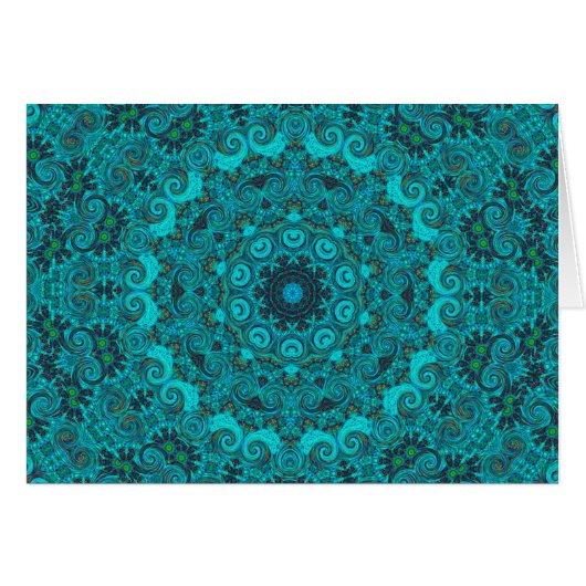abstrakte Erdkarte (Vorderseite (Horizontal))